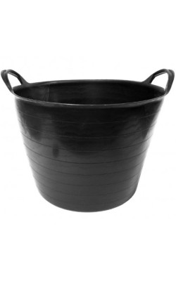 CAPAZO 42L NEGRO PE SIN TAPA