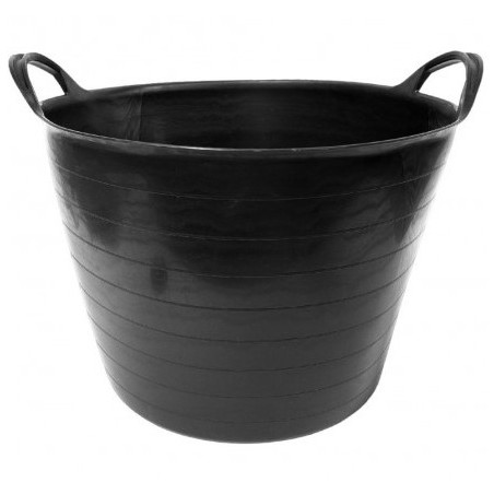 CAPAZO 42L NEGRO PE SIN TAPA