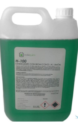 H-100 (5 L) DETERGENTE BIOALCOHOL LIMON EXTRA