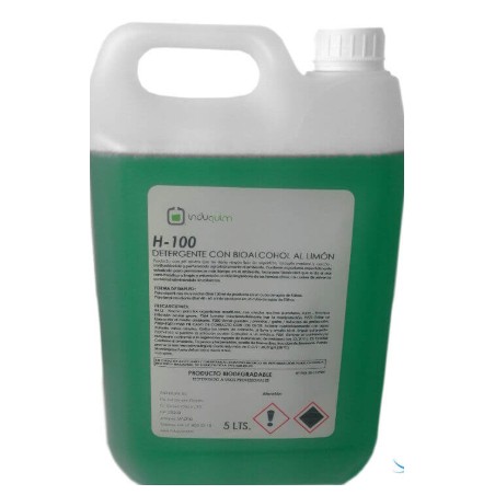 H-100 (5 L) DETERGENTE BIOALCOHOL LIMON EXTRA