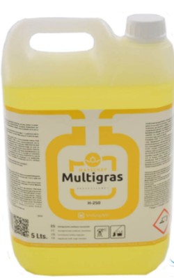 H-250 MULTIGRAS (5L) DESENGRASANTE MULTIUSOS