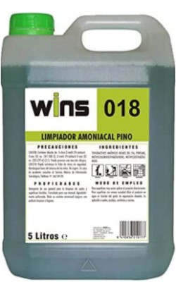 LIMPIADOR AMONIACAL PINO 018 (5L) WINS VF