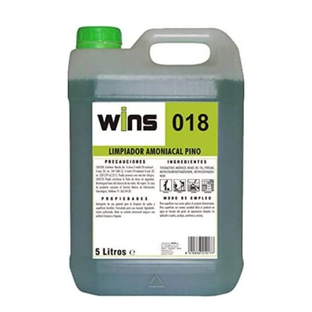 LIMPIADOR AMONIACAL PINO 018 (5L) WINS VF