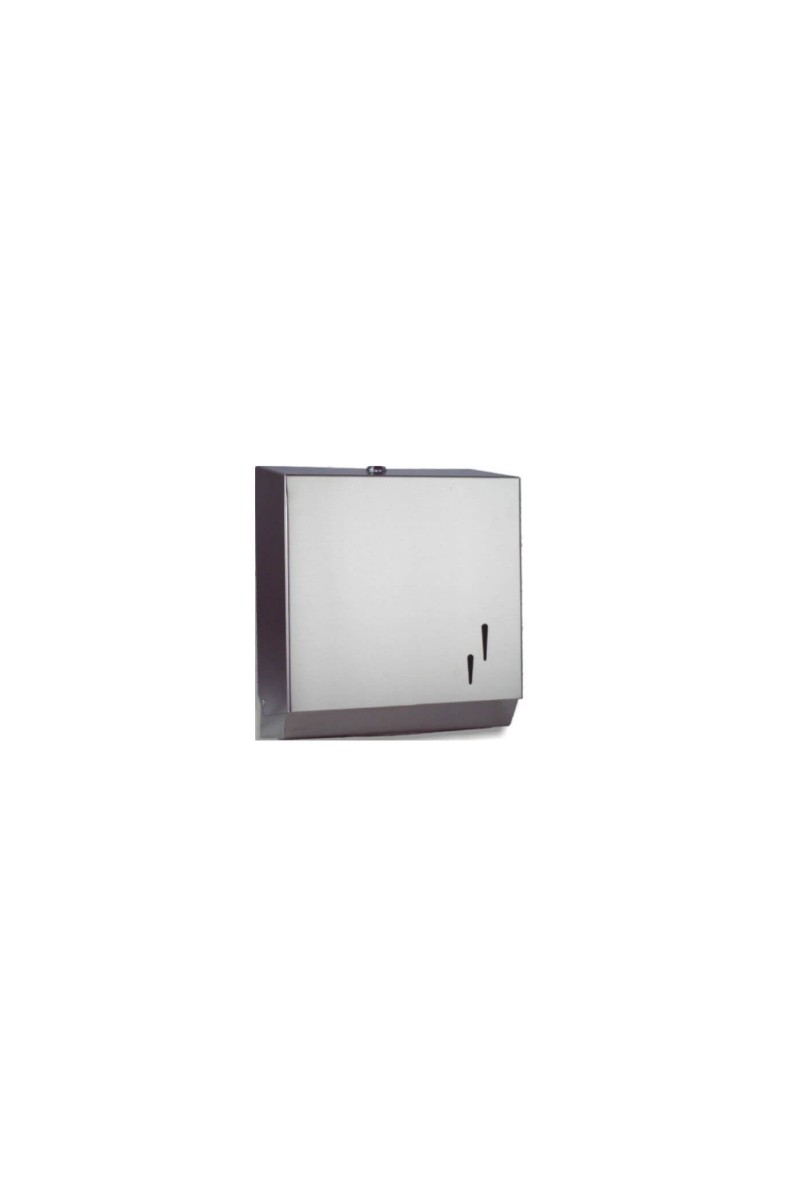 DISPENSADOR TOALLA SATINAD ENGARZA ACERO INOX