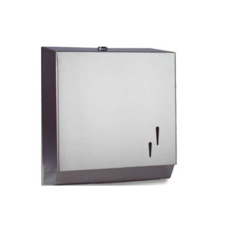 DISPENSADOR TOALLA SATINAD ENGARZA ACERO INOX