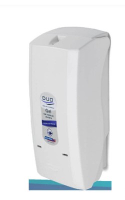 DOSIFICADOR DUO GEL+AMBIENTADOR BLANCO ABS