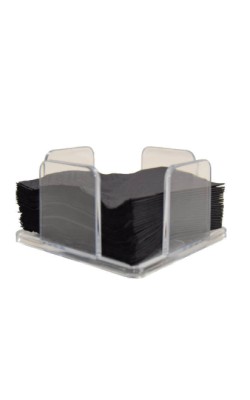 SERVILLETERO 20X20 METACRILATO TRANSP.(2UDS)