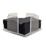 SERVILLETERO 20X20 METACRILATO TRANSP.(2UDS)