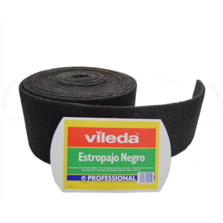 ROLLO ESTROPAJO NEGRO 6MTS VILEDA