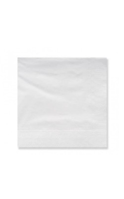 SERV. 20X20 2 CAPAS BLANCA (2600UDS)