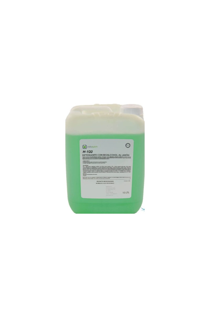 H-100 (10L) DETERGENTE BIOALCOHOL LIMON EXTRA