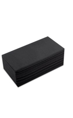 SERV. 40X40 AIR LAID 1/8 PL.AME NEGRO(600UDS)
