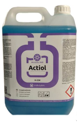 H-334 ACTIOL (5KG) LIMPIADOR DETER AZUL MENTA