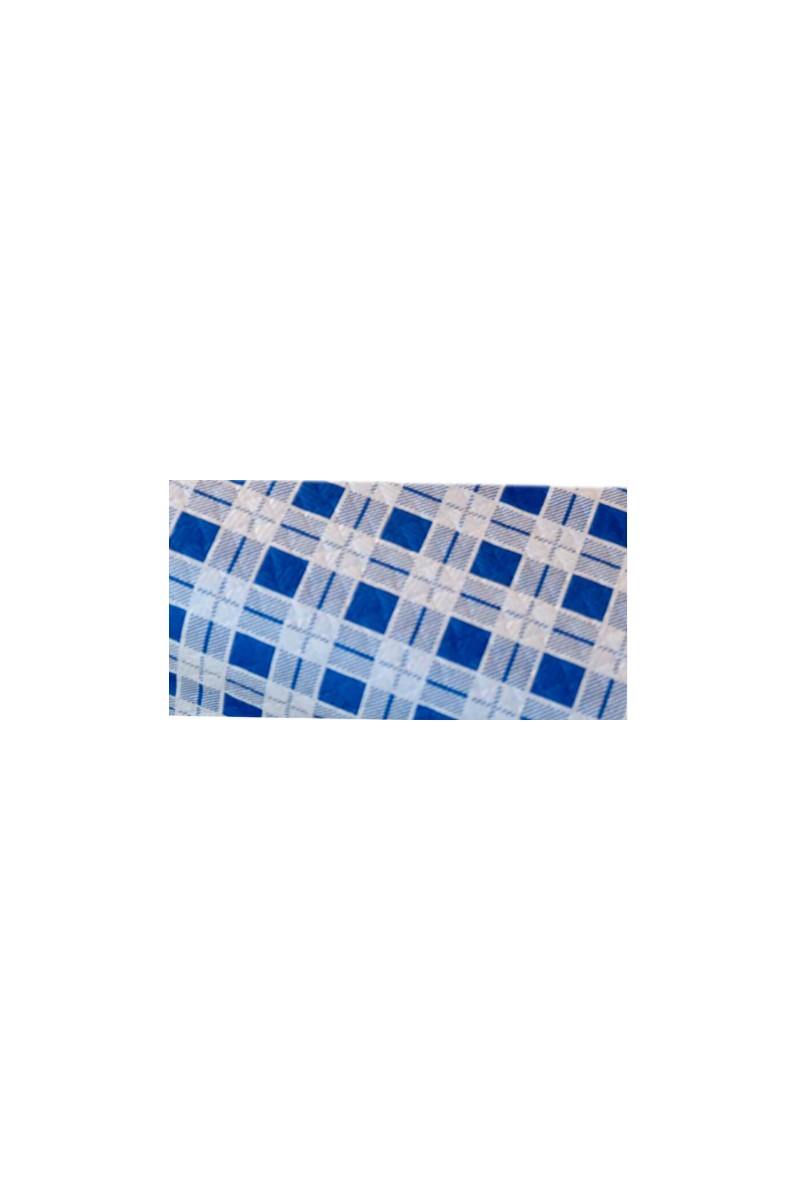 MANTEL 100X100 40GR CUADROS AZULES (400UDS)