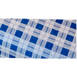 MANTEL 100X100 40GR CUADROS AZULES (400UDS)