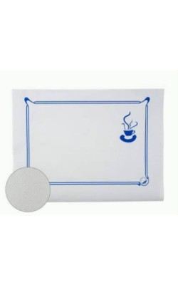 MANTEL 30X40 40GR BLANCO DECORADO (1000UDS)