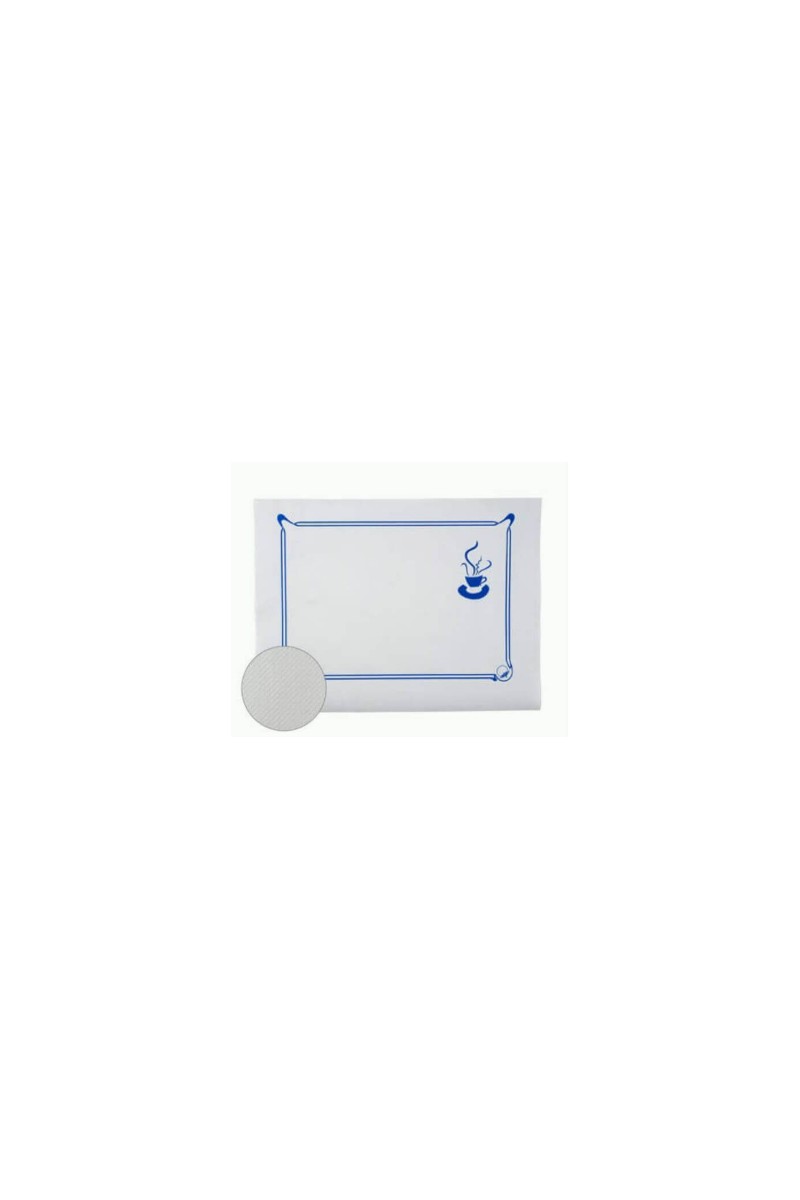 MANTEL 30X40 40GR BLANCO DECORADO (1000UDS)