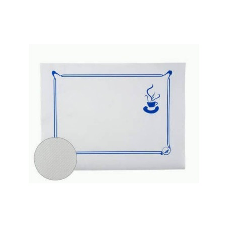 MANTEL 30X40 40GR BLANCO DECORADO (1000UDS)