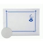 MANTEL 30X40 40GR BLANCO DECORADO (1000UDS)