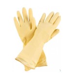 GUANTE FLOCADO AMARILLO T/G (12UDS)