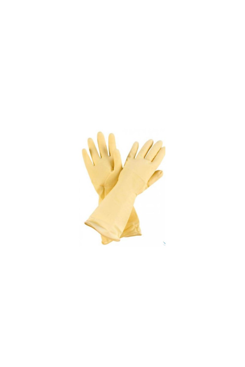 GUANTE FLOCADO AMARILLO T/P (12UDS)