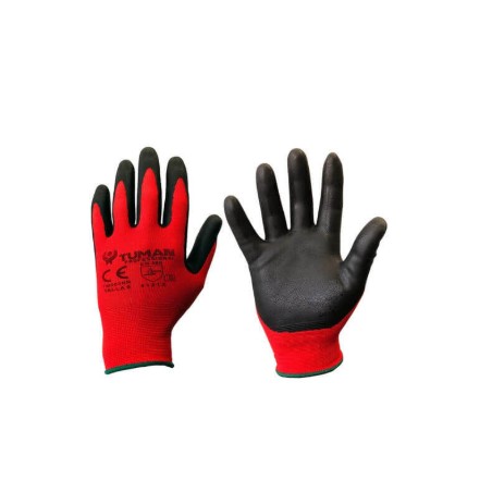 GUANTE NYLON NITRILO-FOAM ROJO T/G