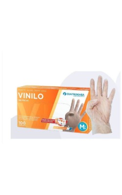 GUANTE VINILO SIN POLVO T/G (100UDS)