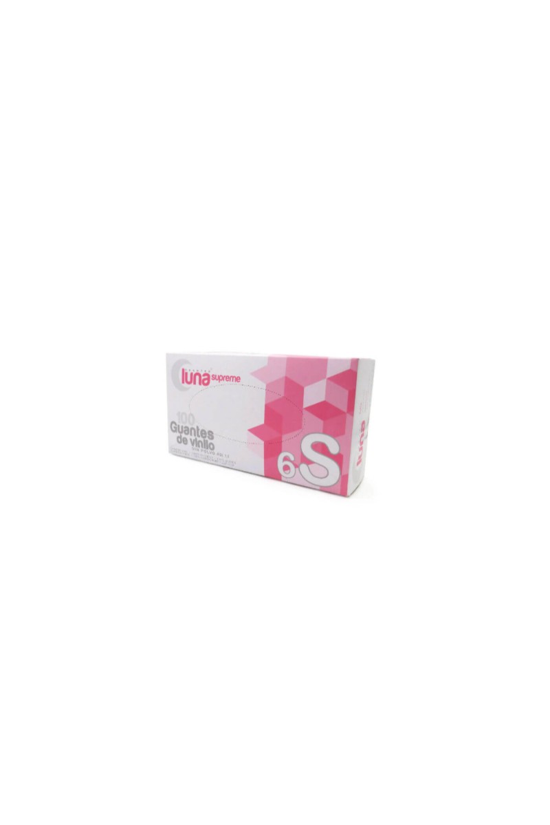 GUANTE VINILO SIN POLVO T/P (100UDS)