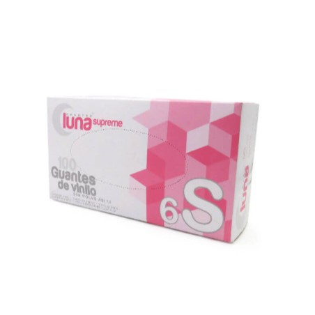 GUANTE VINILO SIN POLVO T/P (100UDS)