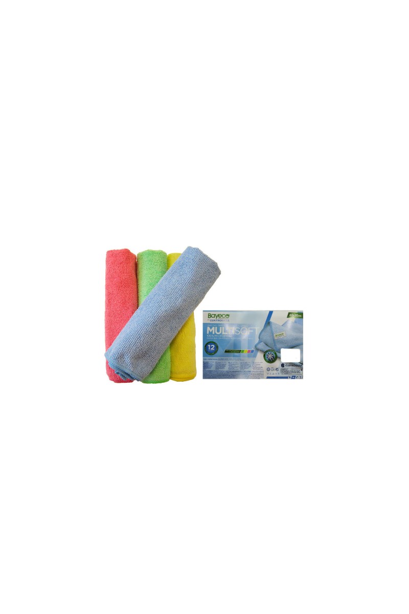 BAYETA MICROFIBRA MULTISOFT AMARILL 30X40 12U