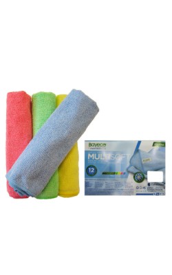 BAYETA MICROFIBRA MULTISOFT AZUL 30X40 (12UD)