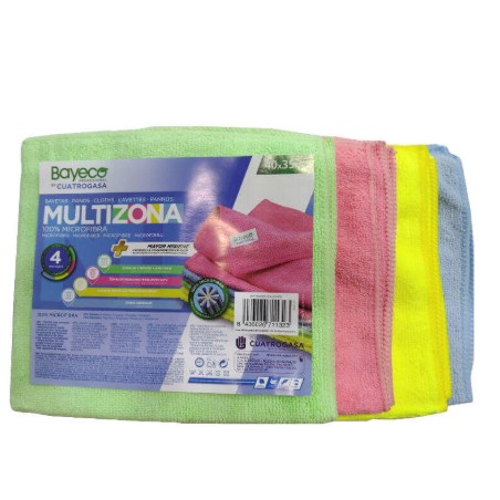 BAYETA MICROFIBRA MULTIZONA 35X40 4 COLORES
