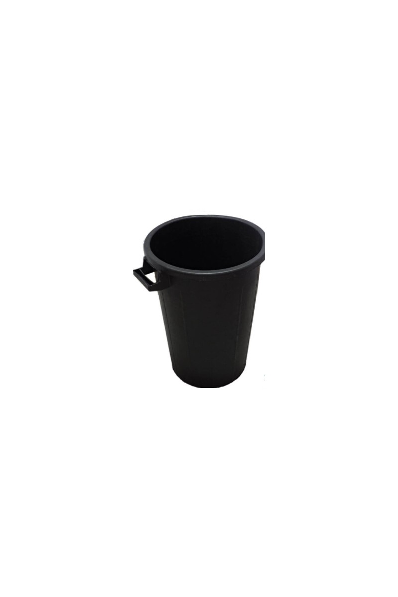 CUBO BIN 75L SIN TAPA IRROMPIBLE NEGRO PP