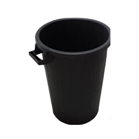 CUBO BIN 75L SIN TAPA IRROMPIBLE NEGRO PP