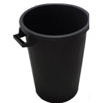 CUBO BIN 75L SIN TAPA IRROMPIBLE NEGRO PP