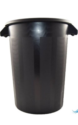 CUBO CON TAPA GOLIAT 100L NEGRO