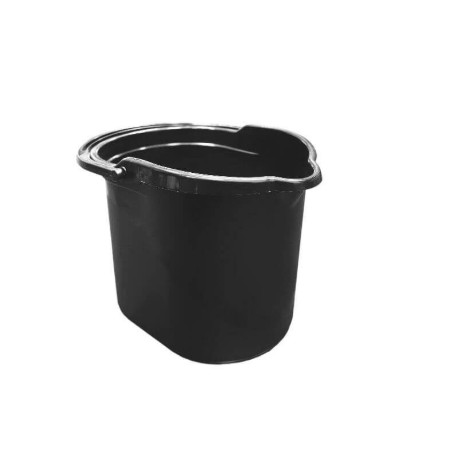 CUBO OVALADO NEGRO ONE SIN ESCURRIDOR 15L