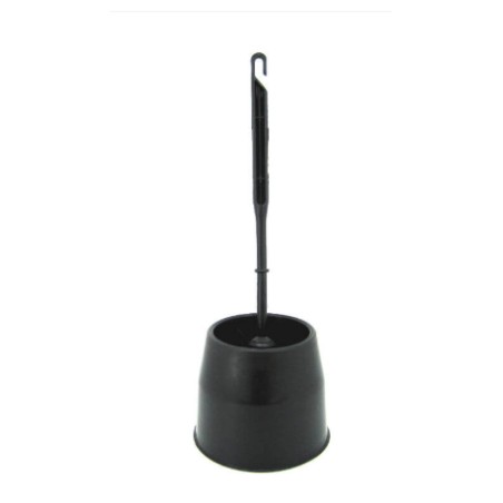 ESCOBILLERO NEGRO WC COMPLETO KUKUS PP