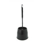ESCOBILLERO NEGRO WC COMPLETO KUKUS PP