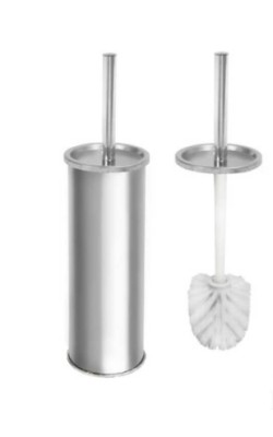 ESCOBILLERO WC. ACERO INOX REDONDO