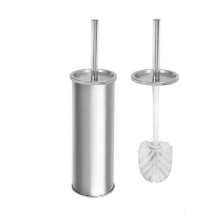 ESCOBILLERO WC. ACERO INOX REDONDO