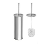 ESCOBILLERO WC. ACERO INOX REDONDO