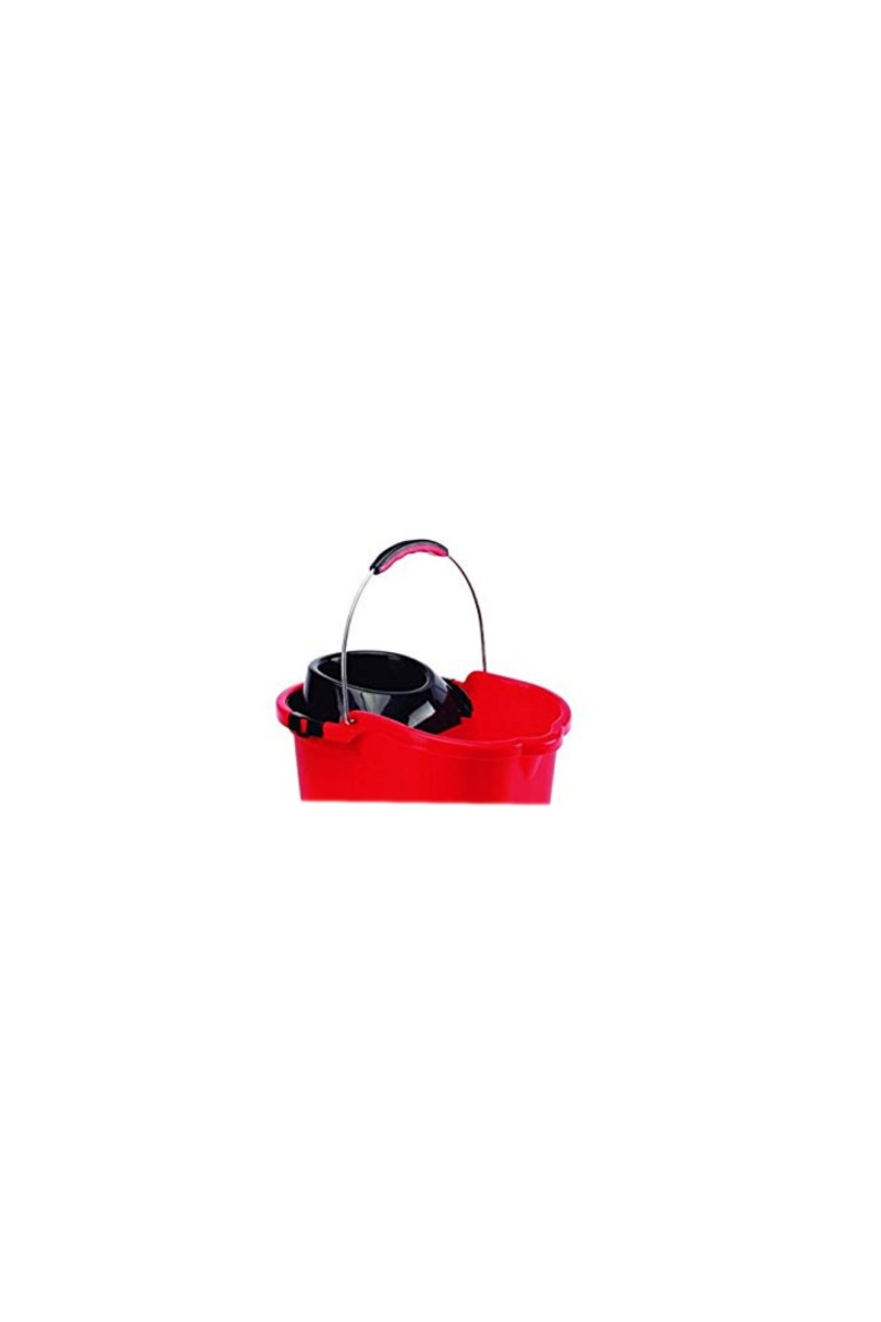 ESCURRIDOR NEGRO CUBO ASA METALICA 16L MAYA