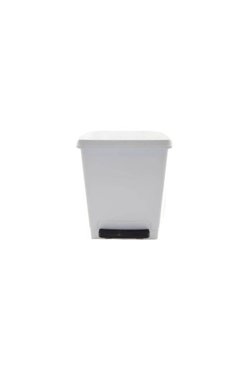 PAPELERA PEDAL ABS BLANCA 26L