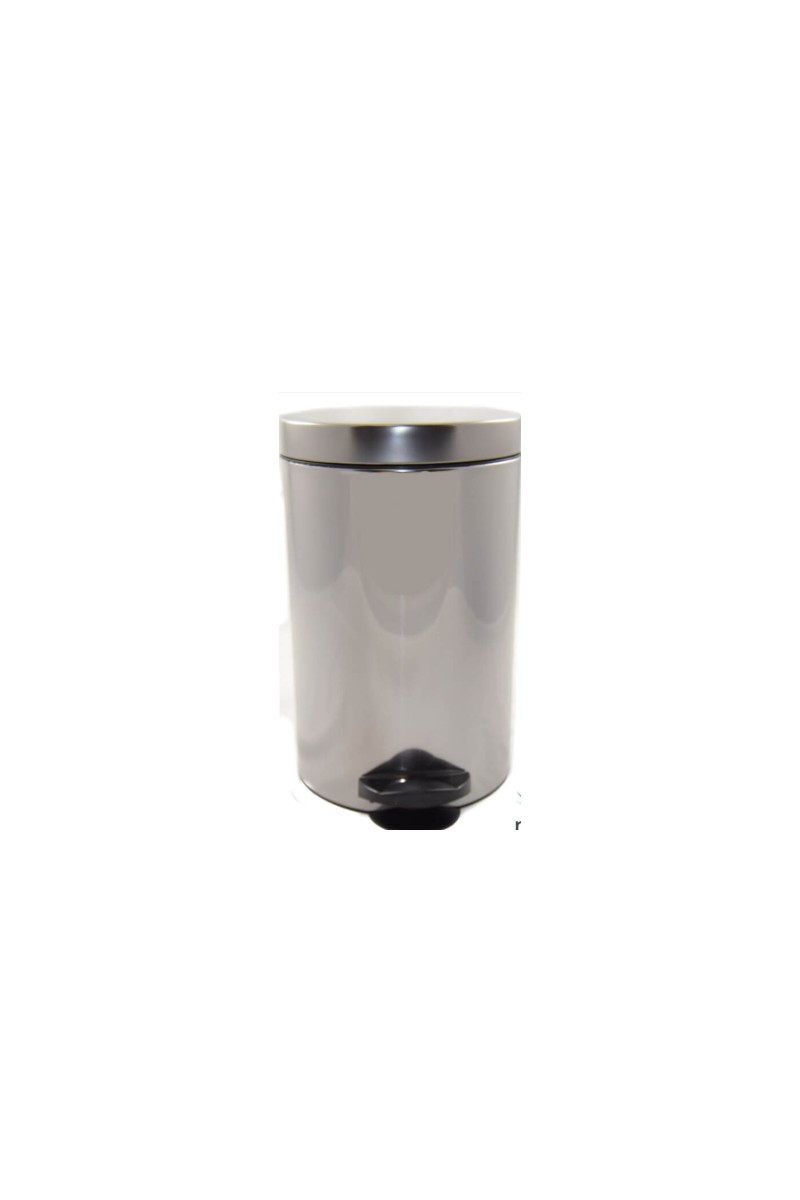 PAPELERA PEDAL ACERO INOX 20L