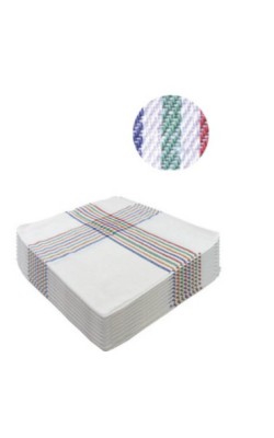PAÑO ALGODON BLANCO 60X60 (12UDS) HB