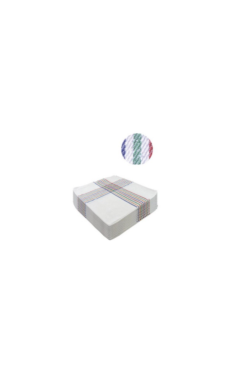 PAÑO ALGODON BLANCO 60X60 (12UDS) HB