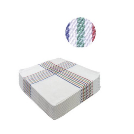 PAÑO ALGODON BLANCO 60X60 (12UDS) HB