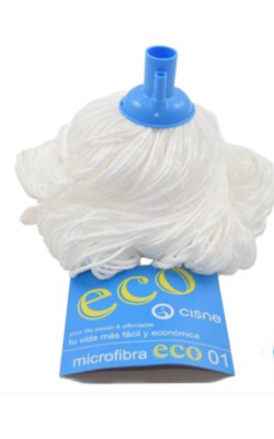 FREGONA MICROFIBRA ECO BLANCA