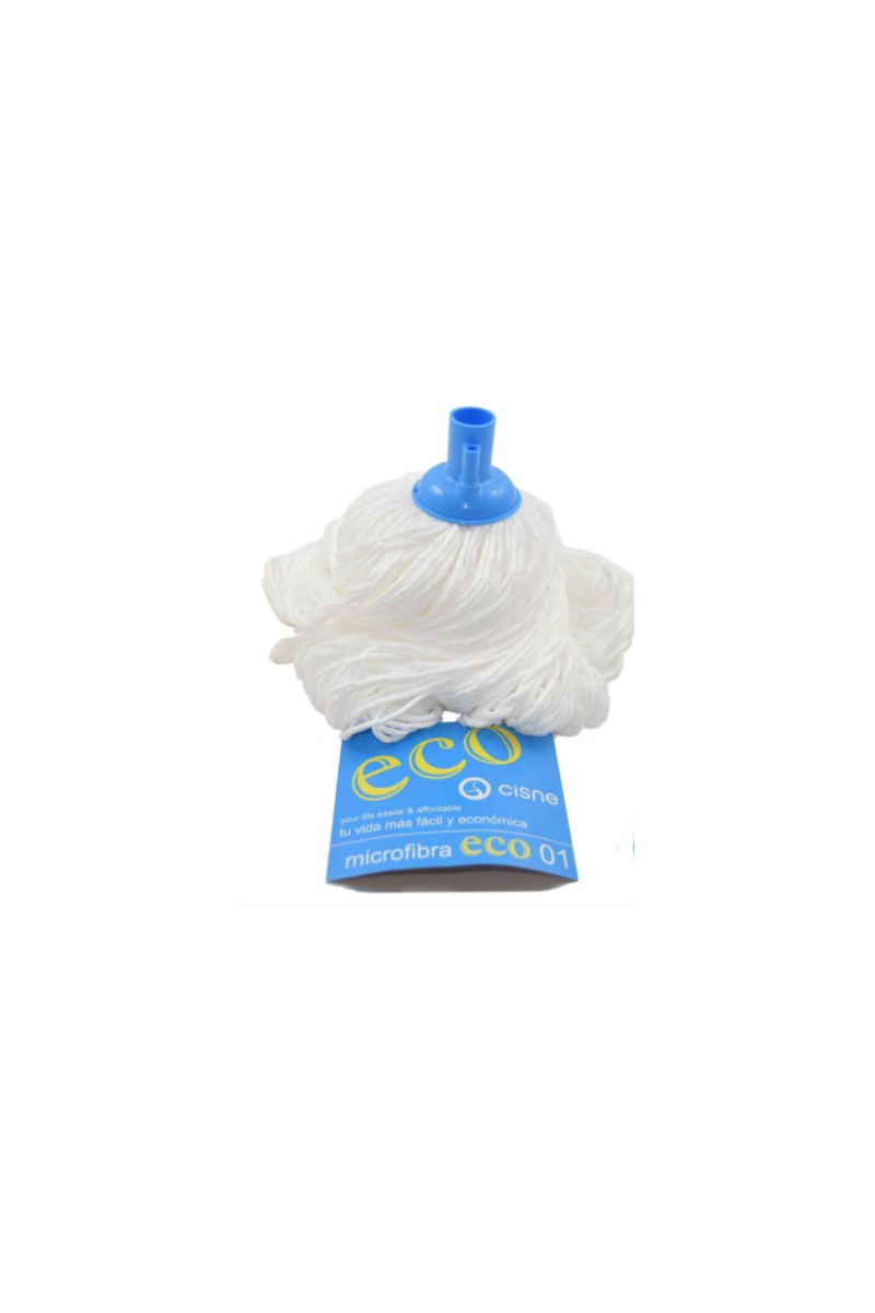 FREGONA MICROFIBRA ECO BLANCA